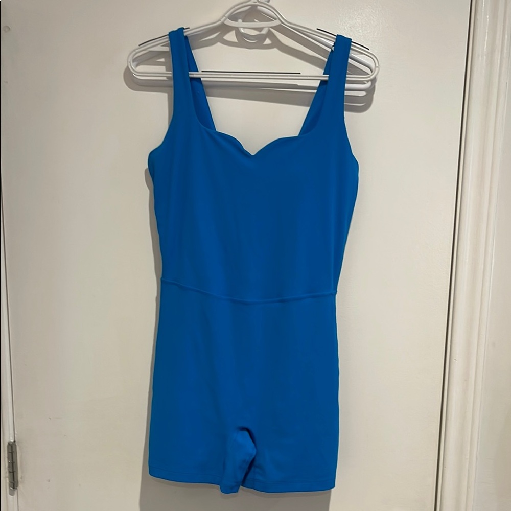 All in Motion Blue Jumpsuit